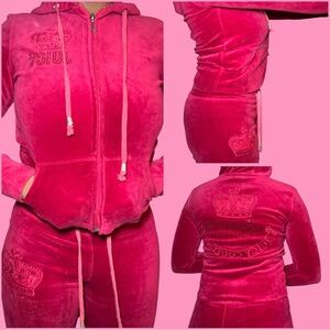 Vintage Juicy Couture Velour Tracksuit- Medium